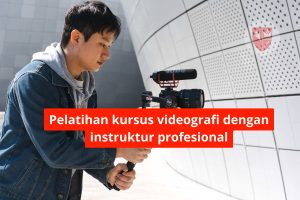 Pelatihan kursus videografi dengan instruktur profesional